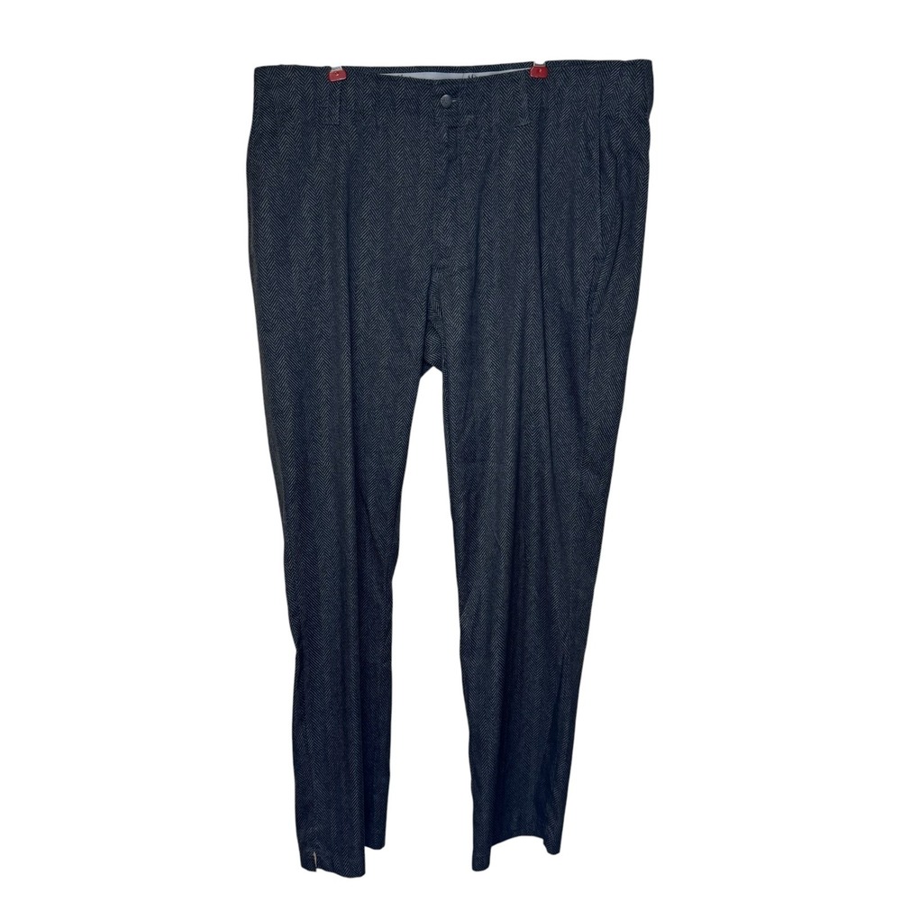 Callaway Men's Pants Straight‎ Golf Performance Stretch Herringbone Gray 36X30